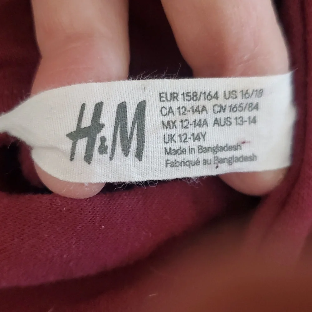 Hogwarts Maroon Hoodie with Gold Accents Size Small - Picture 5 of 5